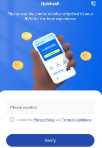 Quickash sign-up 