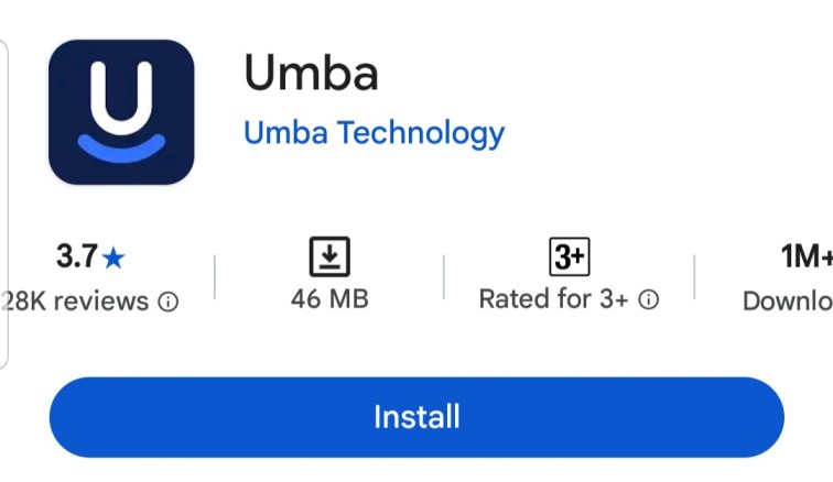 Umba mobile app