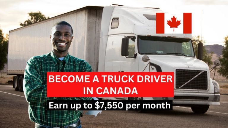 How to get Truck Driving Jobs in Canada for New Immigrants