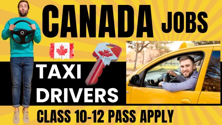 How to Become a Taxi Driver in Canada for New Immigrants With Visa Sponsorship